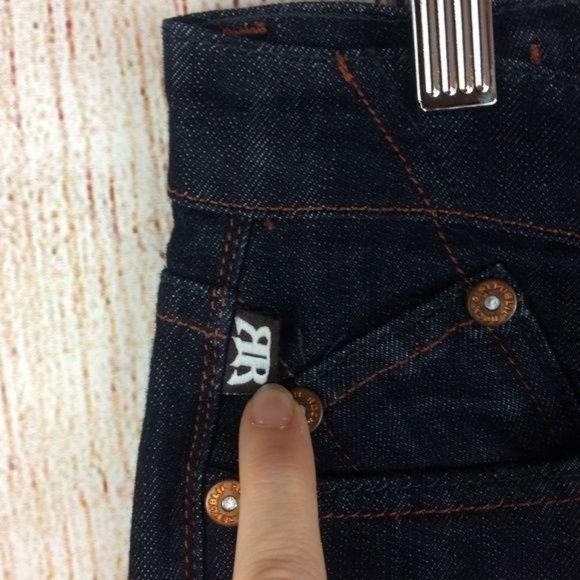 Rock & Republic Women's Size 26 Kiedis Bootcut Dark Wash Blue Denim Jeans - Picture 5 of 8